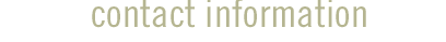 Contact Information