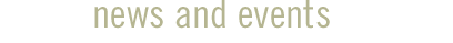News and Events